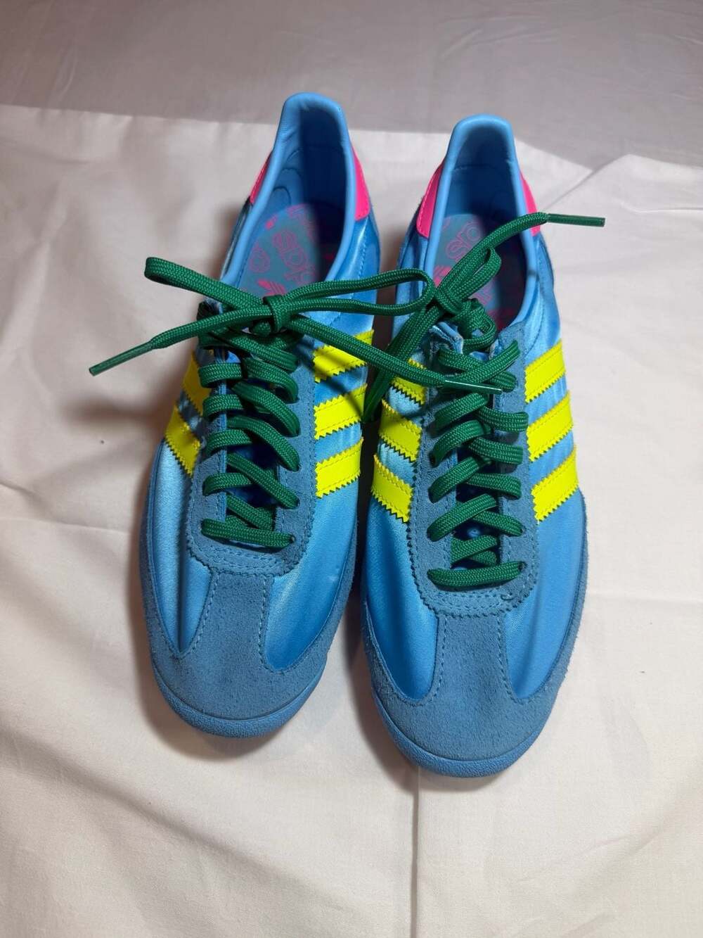 Adidas SL 72 RS Clear Sky Blue Green Pink Sneakers JH5099